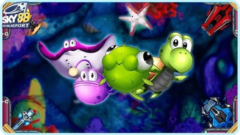 Bắn Cá Vàng Sky88: Trò Chơi Bắn Cá Đổi Thưởng Hấp Dẫn 2 Bắn cá vàng