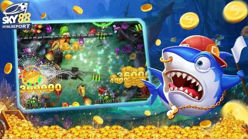 Bắn Cá Xèng Sky88: Trò Chơi Bắn Cá Đơn Giản, Dễ Chơi 2 Bắn cá xèng