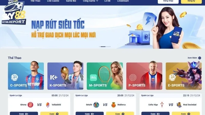 Giới Thiệu Sky88: Nền Tảng Cá Cược Toàn Diện, An Toàn 3 Giới thiệu Sky88